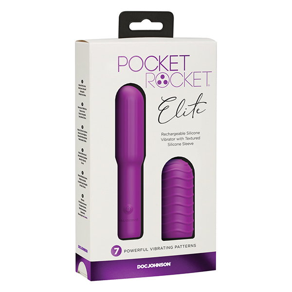 Pocket Rocket Elite Rechargeable W/removable Sleeve