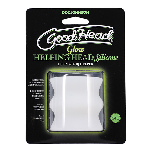 GoodHead Silicone Glow Helping Head - Frost