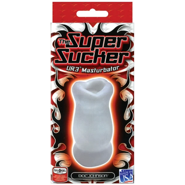 Ultraskyn Super Sucker Masturbator - Clear