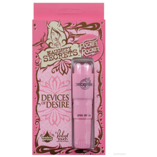 Naughty Secrets Devices of Desire Pocket Rocket - Pink