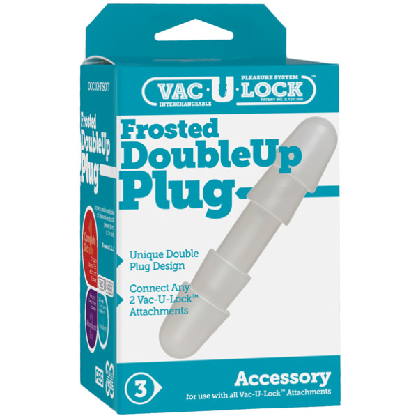 Vac-U-Lock Double Up Plug - White