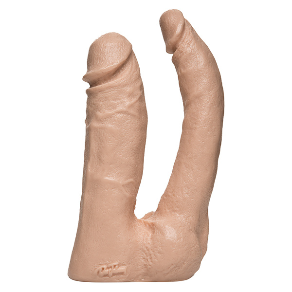 Vac-U-Lock Double Penetrator - White - Image 2