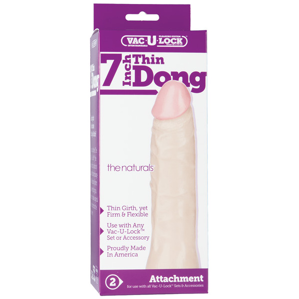 Vac-U-Lock 7" Thin Dong - White