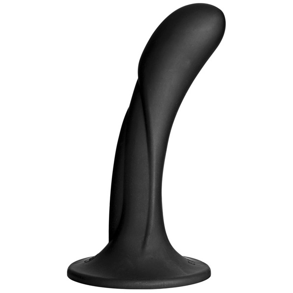 Vac-U-Lock G Spot Silicone Dong - Black - Image 2