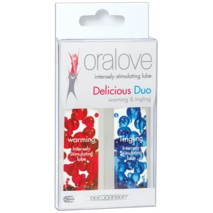 Oralove Delicious Duo Flavored Lube - Warming & Tingling
