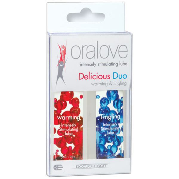 Oralove Delicious Duo Flavored Lube - Warming & Tingling