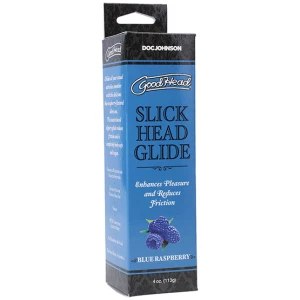 GoodHead Slick Head Glide Boxed - 4 oz Blue Raspberry