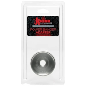 Kink Fucking Machines Power Banger Adapter for Fuck Hole Variable Pressure Stroker - Silver