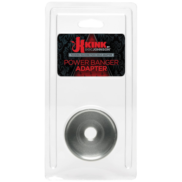 Kink Fucking Machines Power Banger Adapter for Fuck Hole Variable Pressure Stroker - Silver