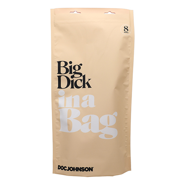 In A Bag 8" Big Dick - Clear - Image 4