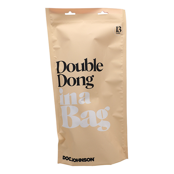 In A Bag 13" Double Dong - Clear - Image 2