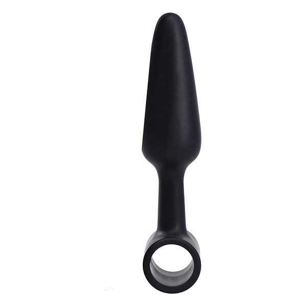 In A Bag 4" Vibrating Butt Plug - Black - Image 3