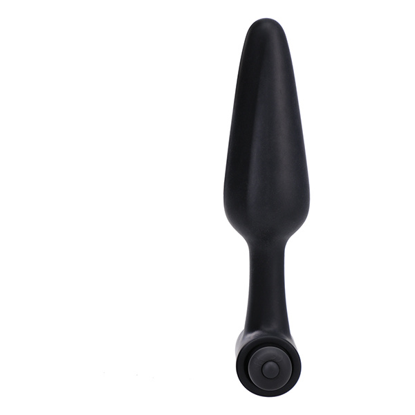 In A Bag 5" Vibrating Butt Plug - Black - Image 4