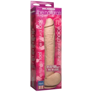 The Naturals 12" Cock w-Balls - Flesh