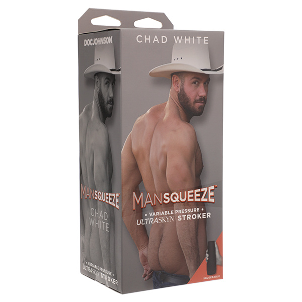 Man Squeeze ULTRASKYN Ass Stroker - Chad White