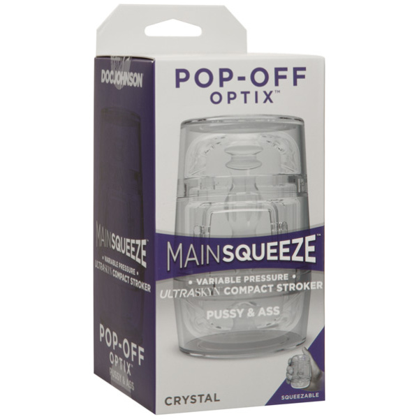 Main Squeeze Pop Off Optix - Crystal Pussy & Ass