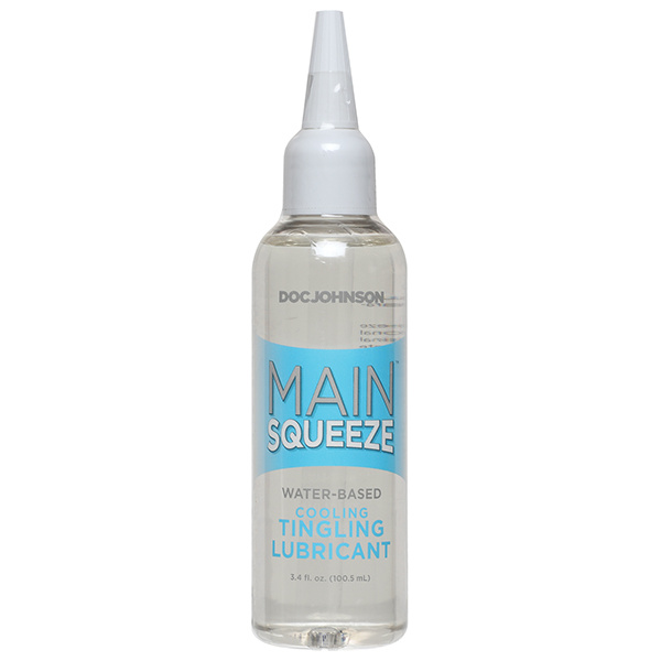 Main Squeeze Cooling-Tingling Water-Based Lubricant - 3.4 oz