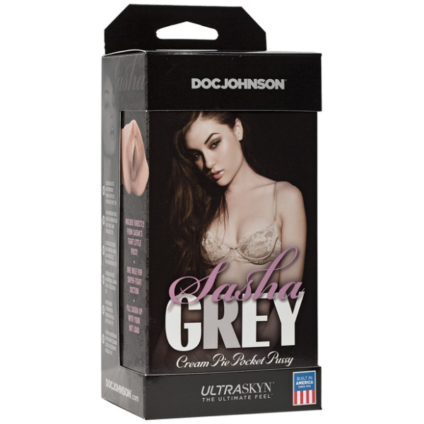 Sasha Grey Ultraskyn Cream Pie Pocket Pussy