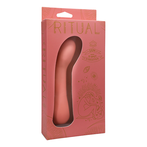 RITUAL Zen Rechargeable Silicone G-Spot Vibe - Coral
