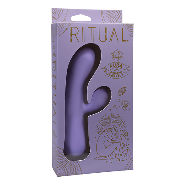 RITUAL Aura Rechargeable Silicone Rabbit Vibe - Lilac