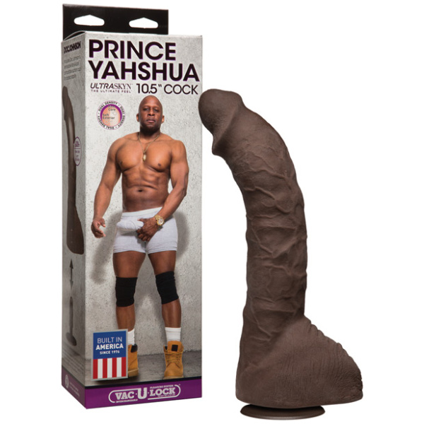 Prince Yahshua Ultraskyn 10.5" Cock  - Chocolate