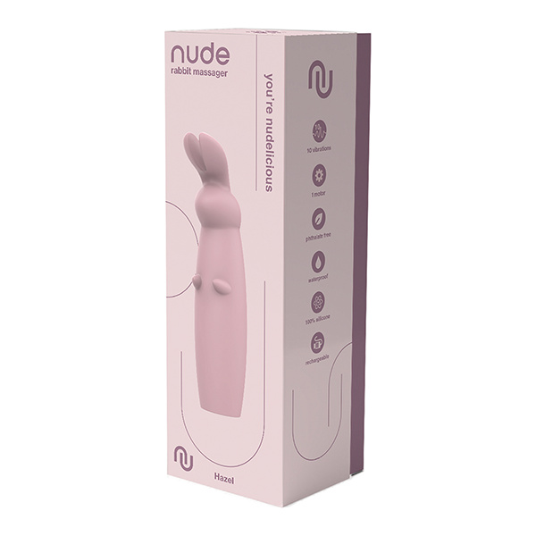 NUDE Hazel Rechargeable Rabbit Massager - Pink