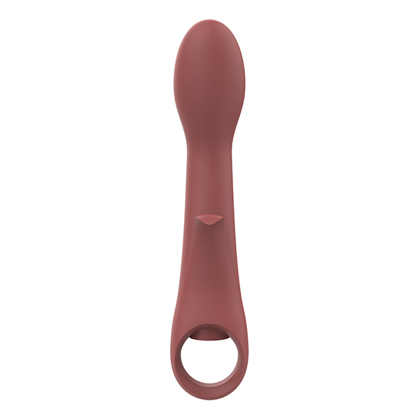 NUDE Sierra Rechargeable G-Spot Duo Vibrator - Peach - Image 4