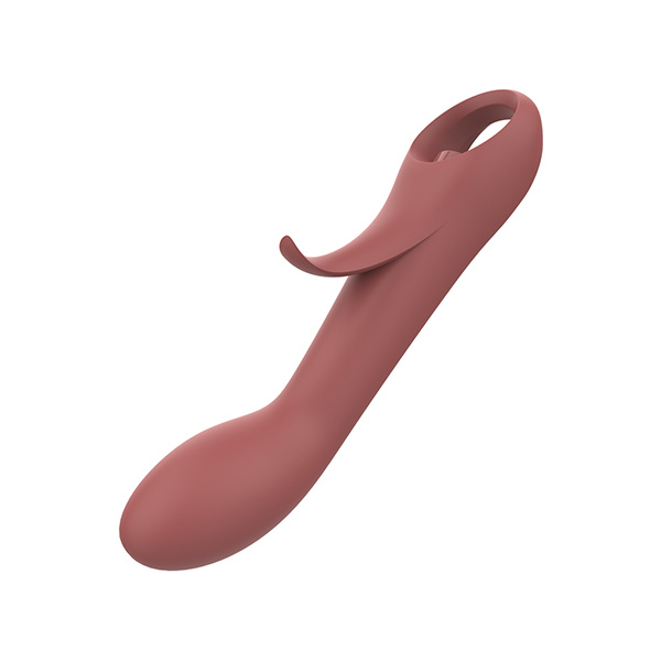 NUDE Sierra Rechargeable G-Spot Duo Vibrator - Peach - Image 2