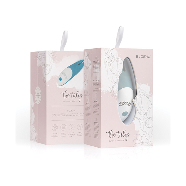 Bloom The Tulip Clit Stimulator - Teal - Image 2