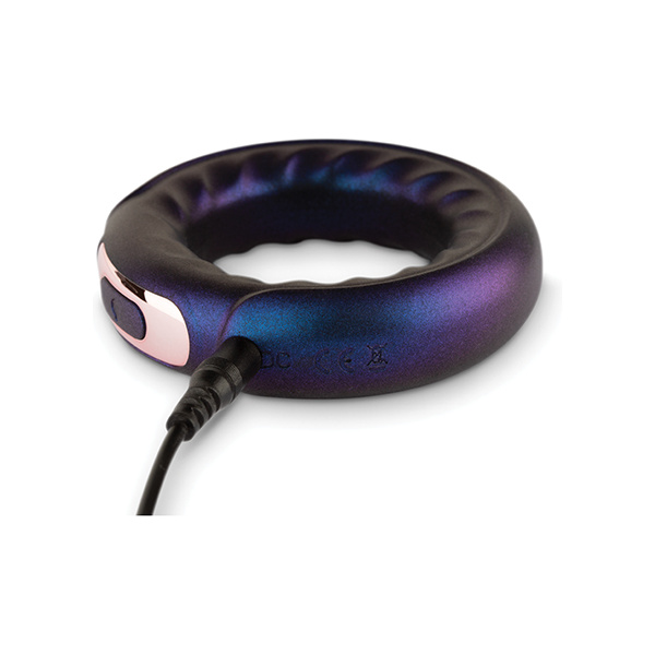 Hueman Saturn Vibrating Cock-Ball Ring - Purple - Image 3