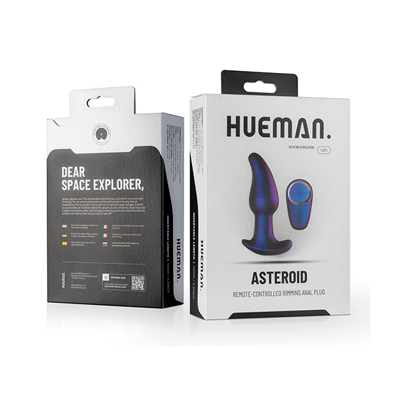 Hueman Asteroid Rimming Anal Plug - Purple - Image 4