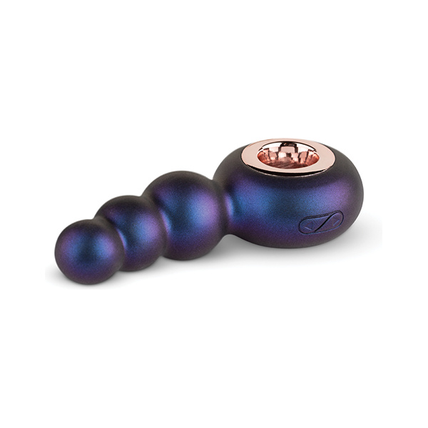 Hueman Outer Space Vibrating Anal Plug - Purple - Image 3