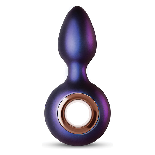Hueman Deep Space Vibrating Anal Plug - Purple