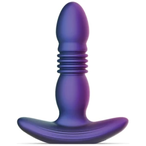 Hueman Supernova Thrusting Butt Plug - Purple