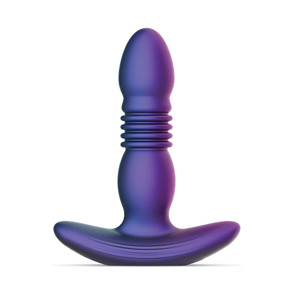 Hueman Supernova Thrusting Butt Plug - Purple