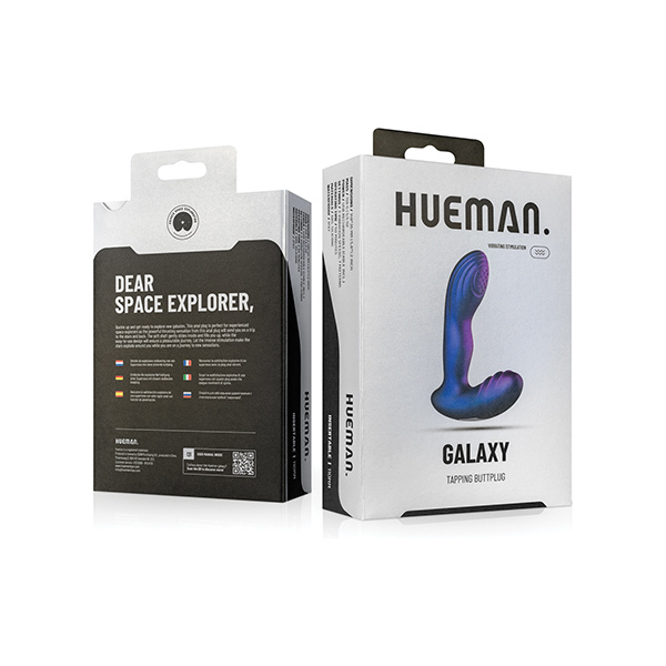 Hueman Galaxy Tapping Butt Plug - Purple - Image 5