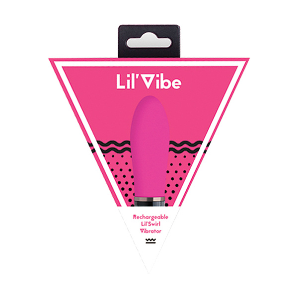 Lil' Vibe Swirl Rechargeable Vibrator - Pink - Image 5