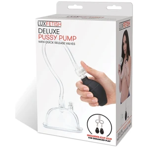 Lux Fetish Deluxe Pussy Pump w- Quick Release Valves