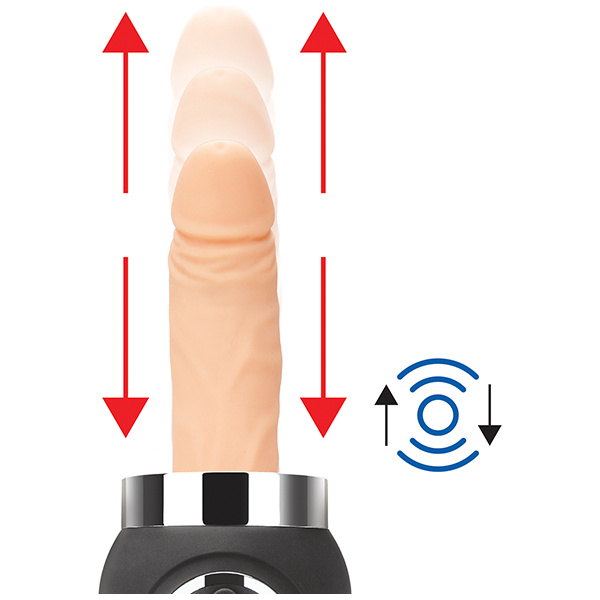 Lux Fetish Rechargeable Thrusting Compact Sex Machine w-Remote - Image 3