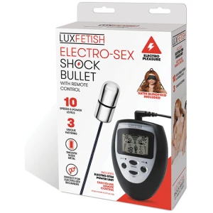 Lux Fetish Electro Sex Shock Bullet w-Remote