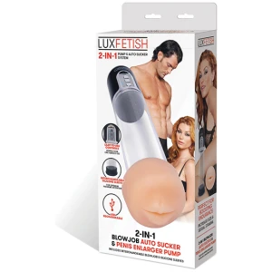 Lux Fetish 2-in-1 Blowjob Sucker & Penis Enlarger Pump