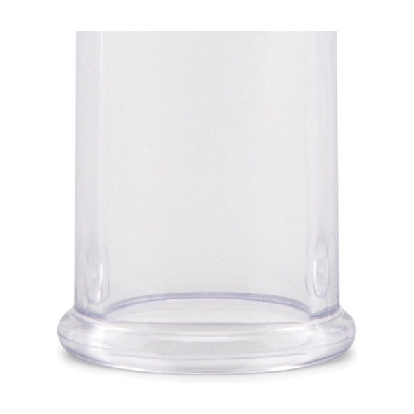 Lux Fetish Nipple Suckers w-Clitoral Pump - Clear-Black - Image 2