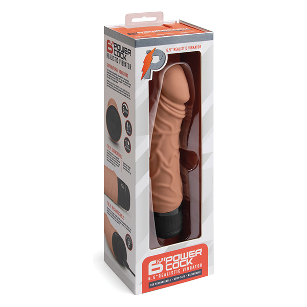 Powercocks 6.5" Realistic Vibrator