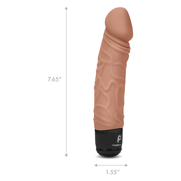 Powercocks 6.5" Realistic Vibrator - Image 3