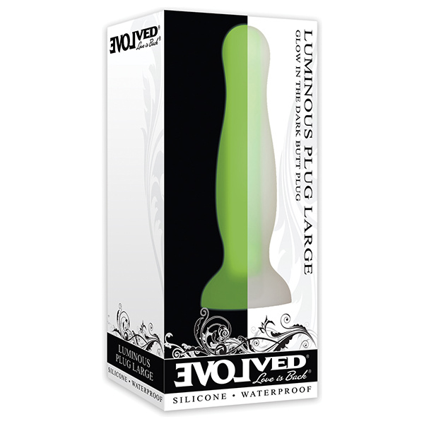 Evolved Luminous Anal Plug Large - Green