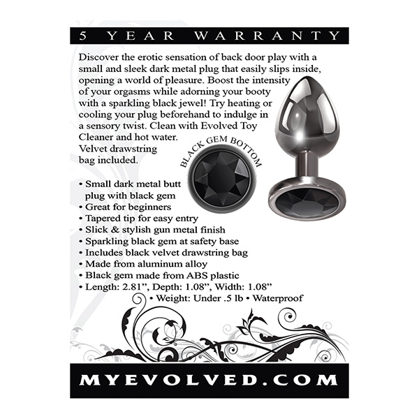 Evolved Black Gem Anal Plug - Image 2