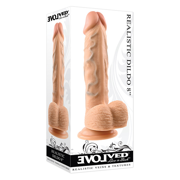 Evolved 8" Realistic Dildo W/balls