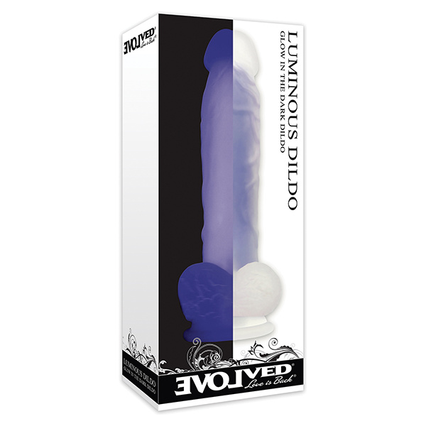 Evolved Luminous Dildo Non Vibrating - Purple