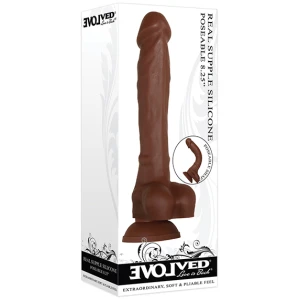 Evolved Real Supple Silicone Poseable Dark 8.25