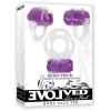 Evolved Ring True Unique Pleasure Rings Kit - 3 Pack Clear-Purple